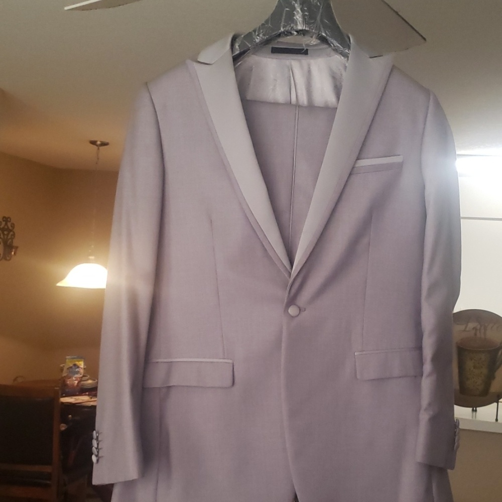 Gray tuxedo